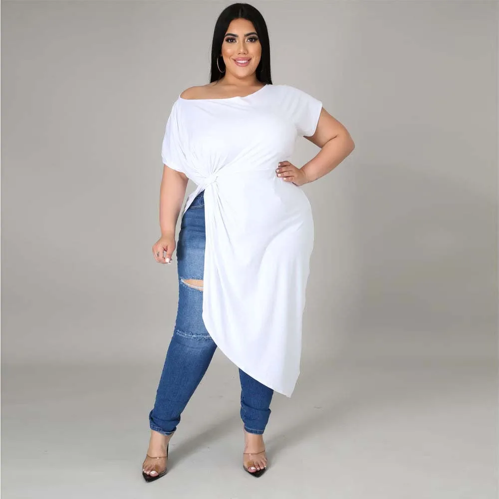 

Plus Size Fashion Round Neck T-Shirt Casual Western Style Solid Color Short Sleeve Oversize Pullover Mesh Summer Leisure T-shirt