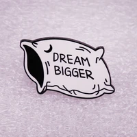dream of bigger pillows television brooches badge for bag lapel pin buckle jewelry gift for friends