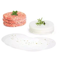 500pcs 10cm 11cm round baking paper silicone baking paper round non stick greaseproof bbq oven patty hamburger baking accessory