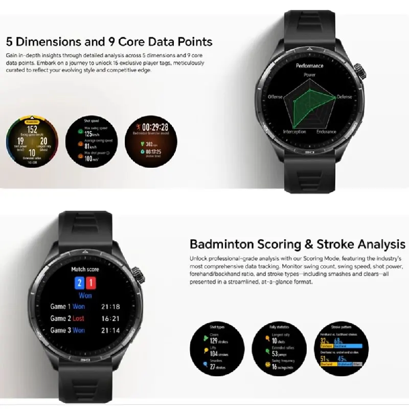 Фото Honor Watch 6 Global Version: умные спортивные часы с мониторингом сердечного ритма и ЭКГ, поддержкой Bluetooth-звонков, совместимые с Android/iOS 2026. №4