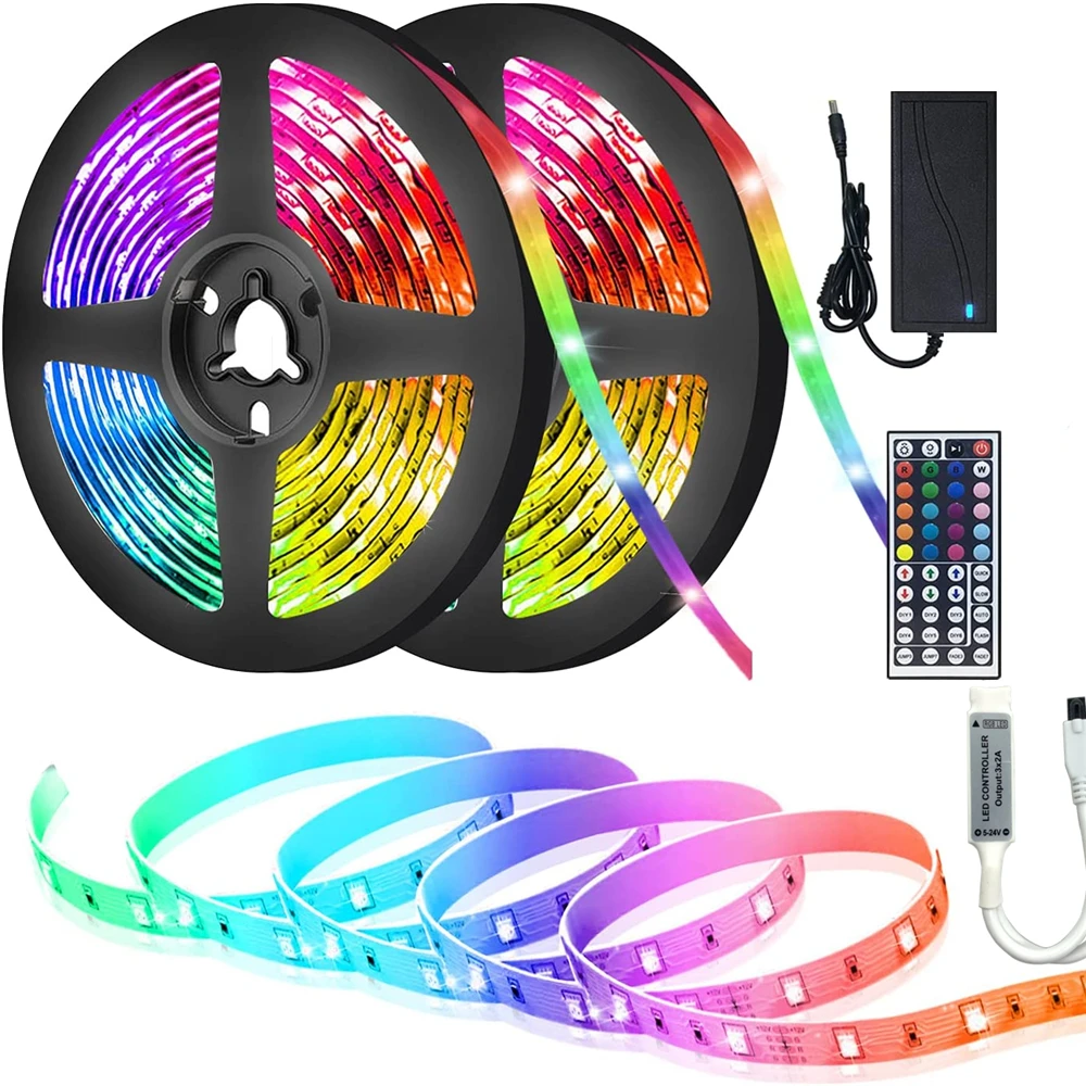 

LED Strip Light Bluetooth Control RGB 5050/2835 Tuya Smart Luces12V Flexible Lamp For Room Fita TV Backlight Tira Festival Luz