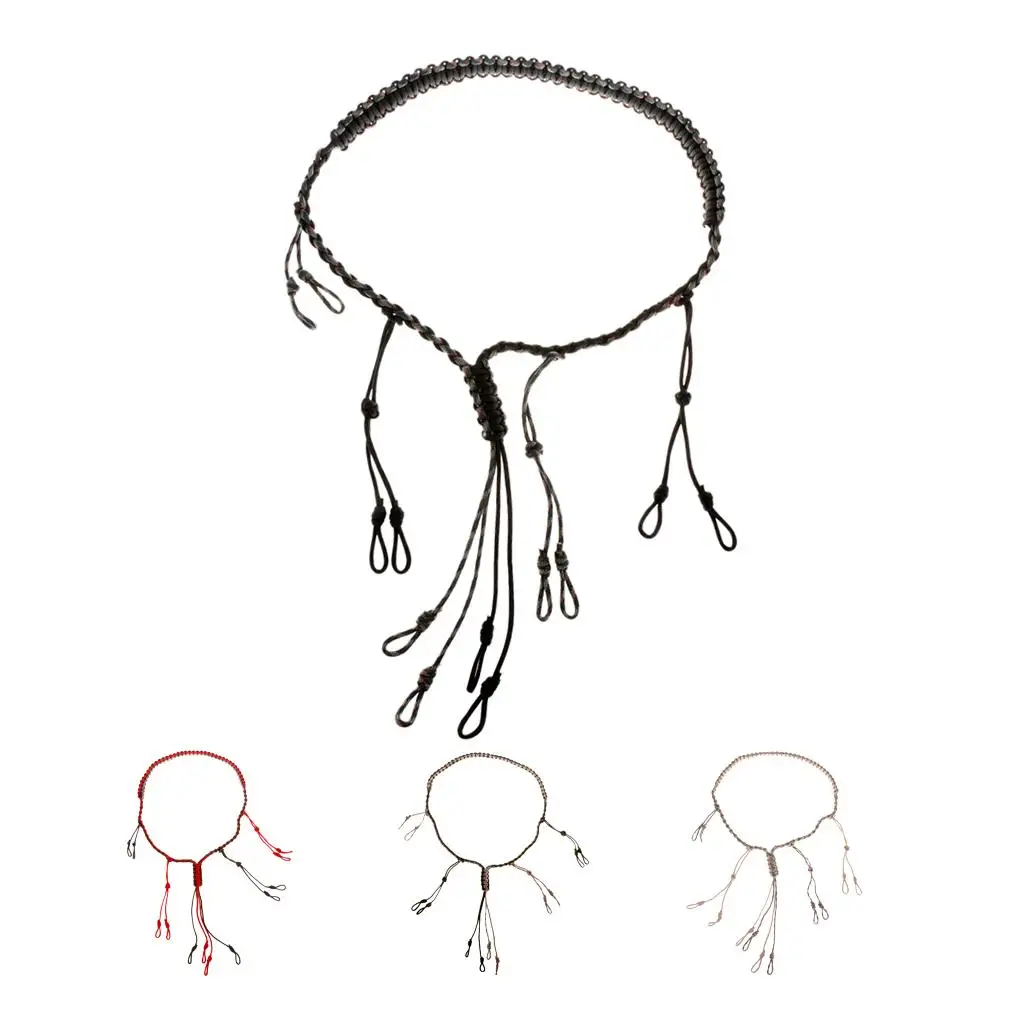 

Duck Call Lanyard Secures 5 Calls Adjustable Loops Hunting Gear