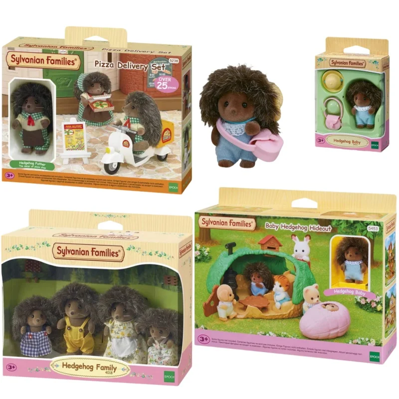 Оригинальные аниме-фигурки Сильвании деревенский ежик семья лунный замок серия