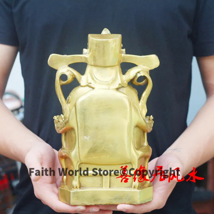 28 см-лучший бизнес эффективный талисман для рисования денег-домашний офис Бог