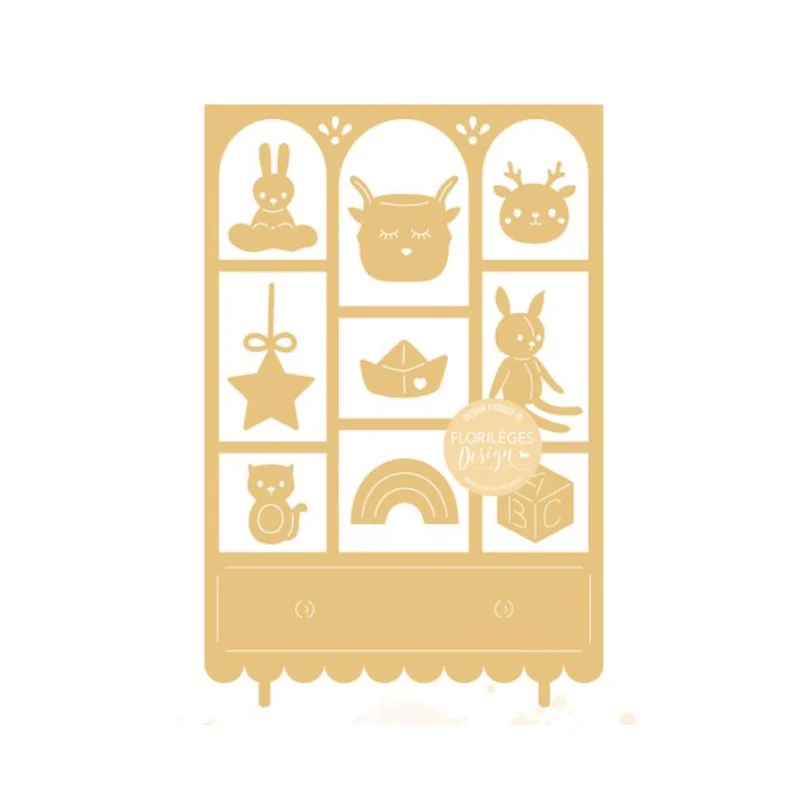 Новинка 2023 французская детская рамка металлические пресс-формы для рукоделия