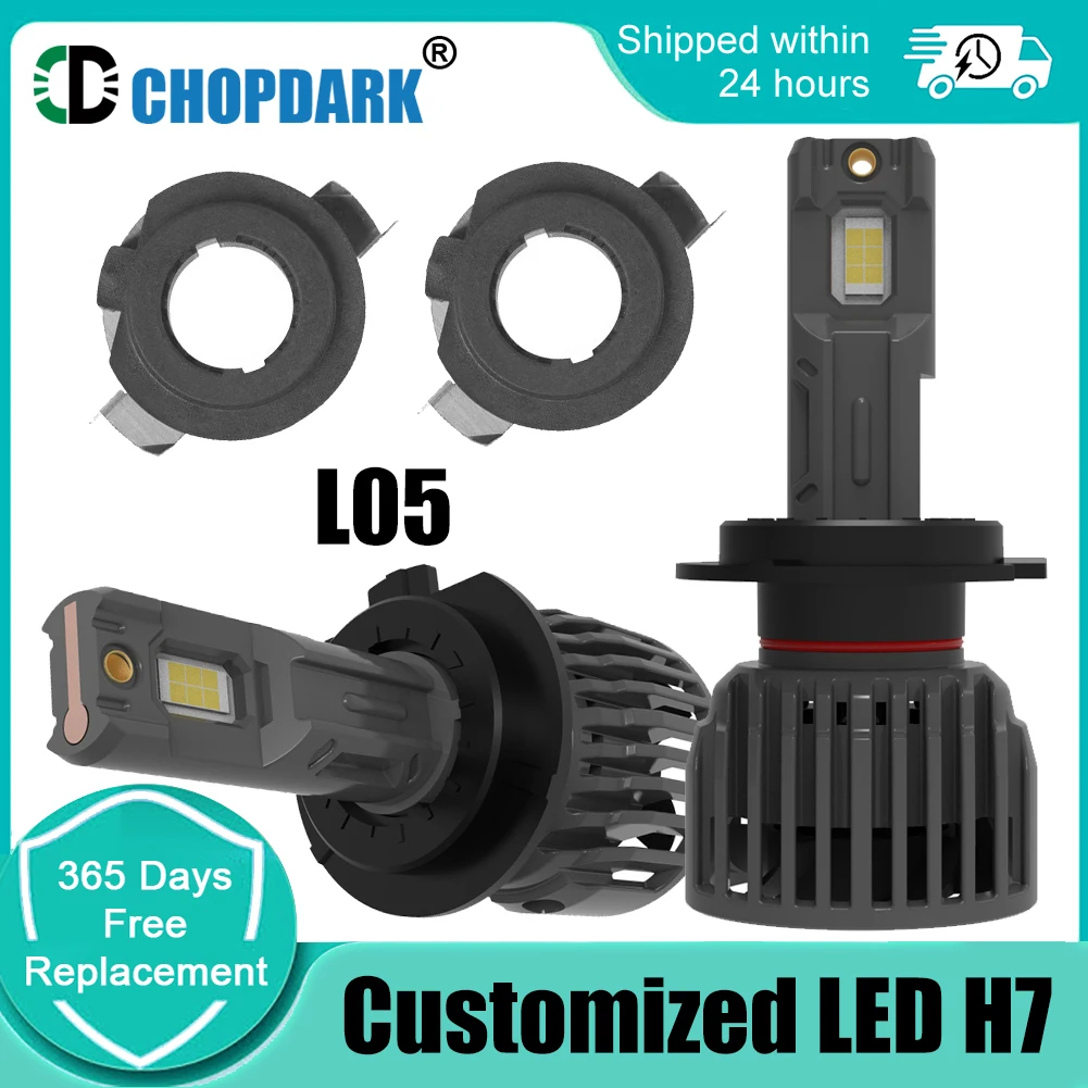 

2 шт., Автомобильные светодиодные лампы H7 Для BMW Mercedes Benz VW Jetta Golf Alltrack Tiguan Passat Rabbit Polo Pacifica Fusion MKZ