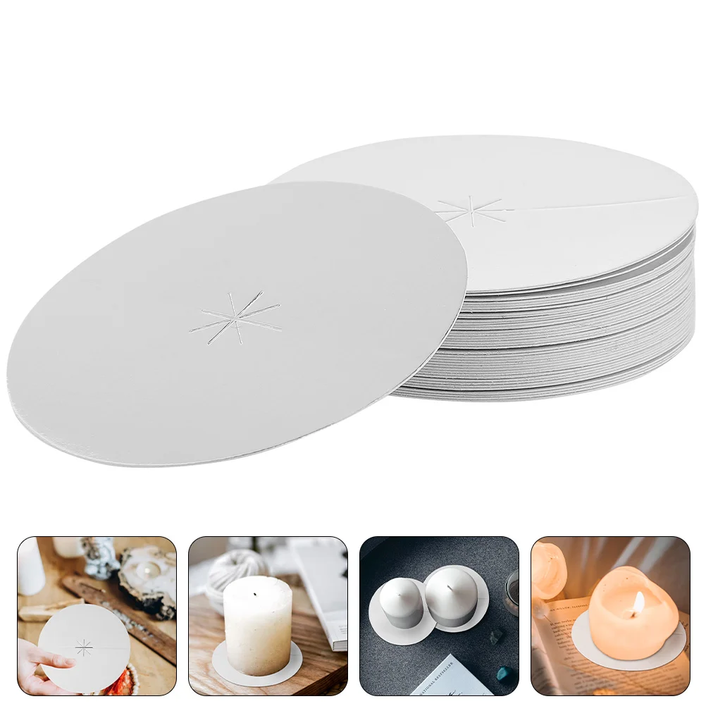 

Paper Tray Wax Dripholder Protectorstaper Decorative Beeswax Accessories Candlelight Service Catcher Vigil Bobeches Wick Holders
