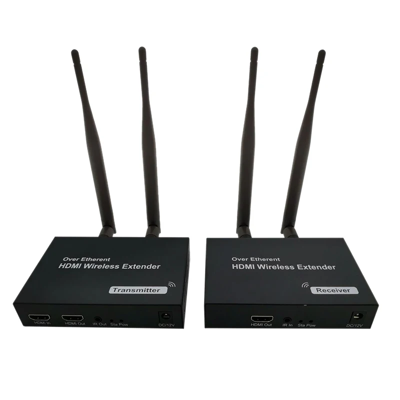 

200M loop-out HDMI extender updated HD Ip Usb Kvm wireless transmitter receiver Hdmi Wifi Ethernet extender