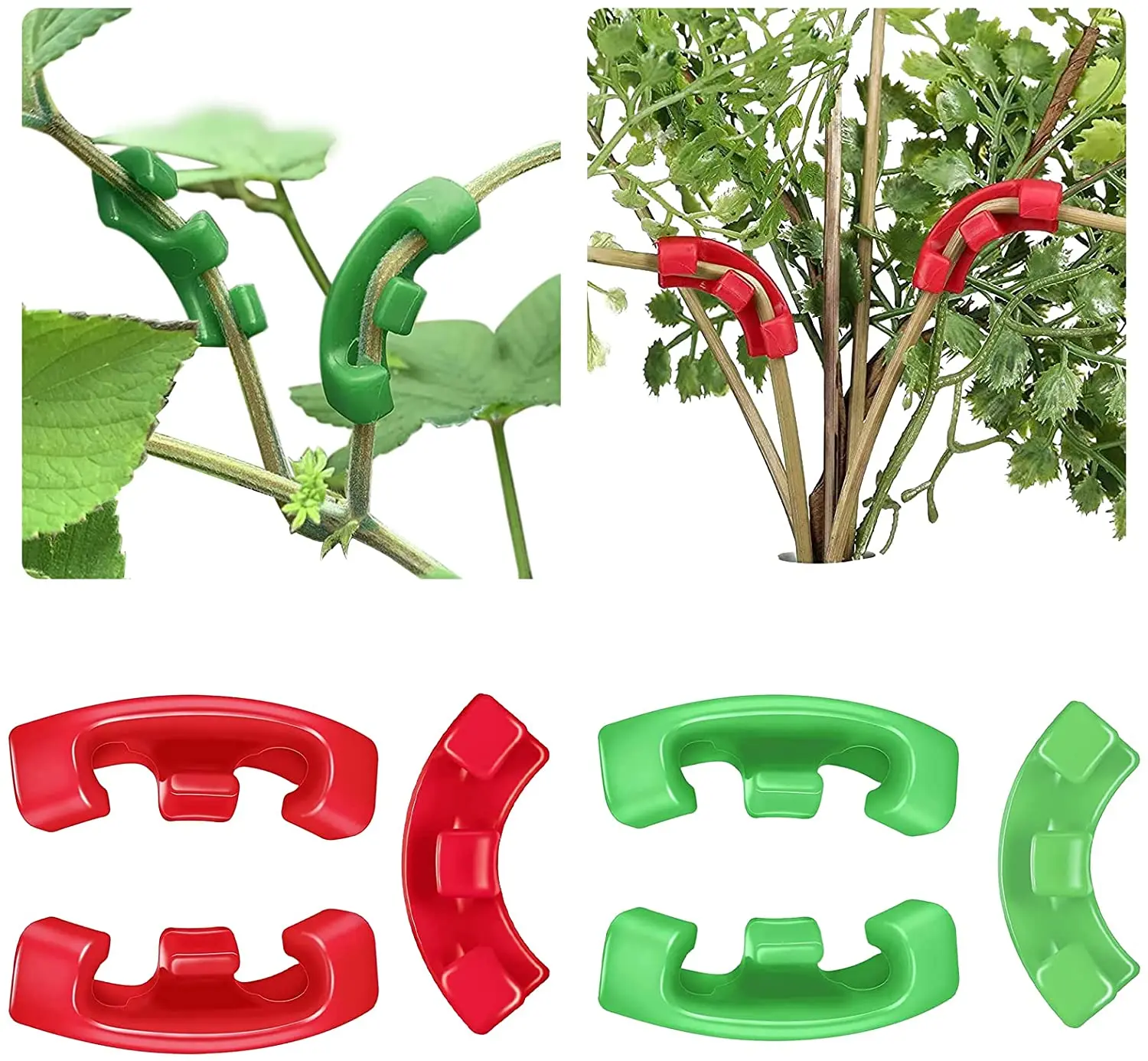 100PCS 90 Degree Plant Benders Trainer Growth Manipulation Tutors For Plants Clips Bending Twig Clamps Branche Accessories