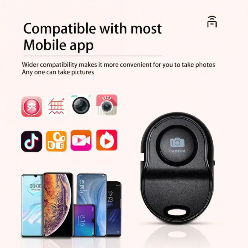 

Portable Bluetooth Self-timer Lightweight Convenient Mobile Phone Remote Control Shutter For Mobile Phone Camera For Android Ios