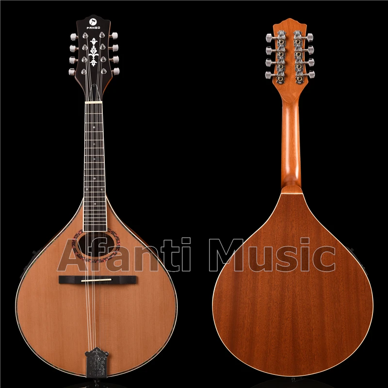 

Afanti Music Solid Red Pine Bouzouki Mandolin с EQ (ABZ-001)