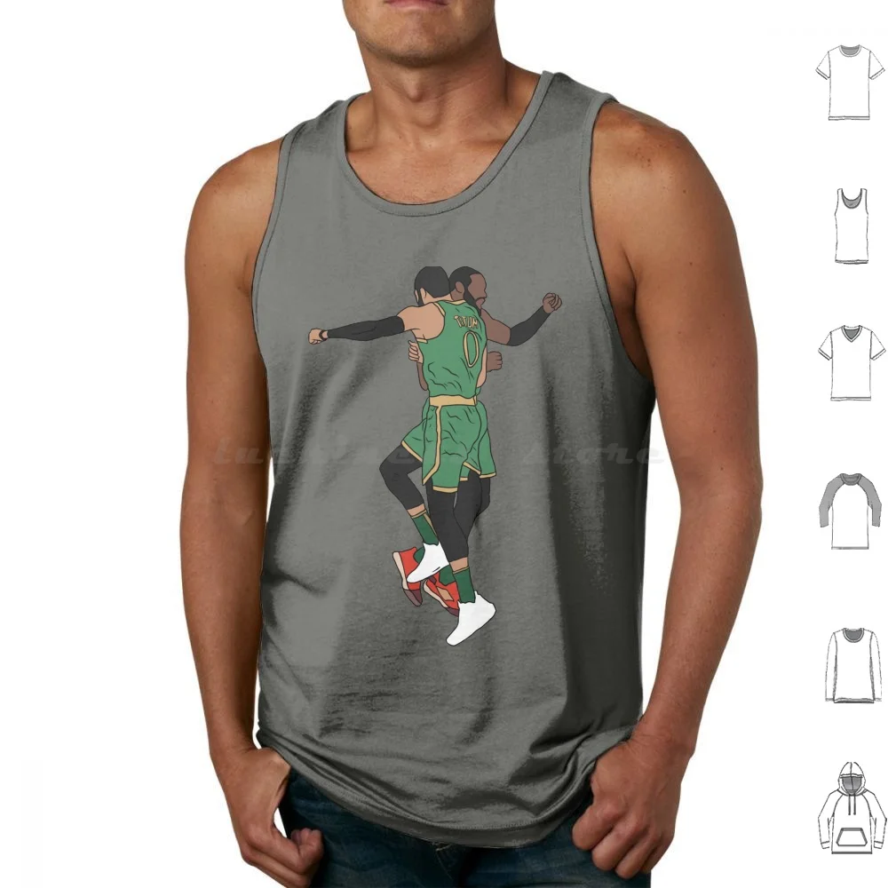 Фото Майки The Jays Жилет без рукавов Jayson Tatum Tatum Jaylen Brown Jb Спортивный баскетбольный Duo Kemba Walkers Trio Big 3 Fun №1