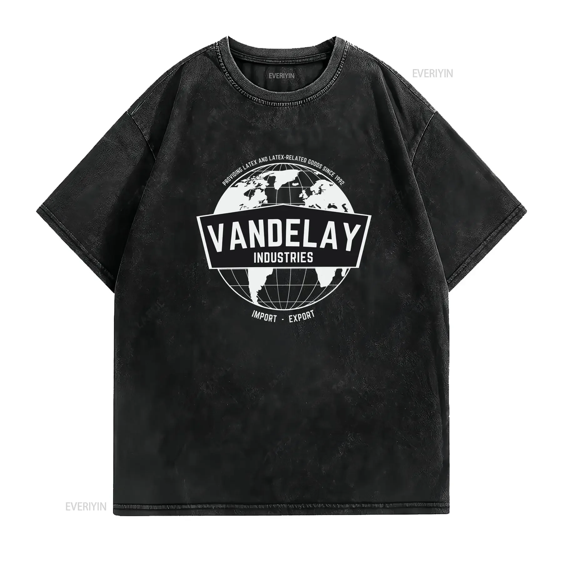 Фото Футболка Vandelay Industries Seinfeld George Costanza Funny's, винтажная, мягкая, удобная, эластичная, с эффектом потертости, мужская №2