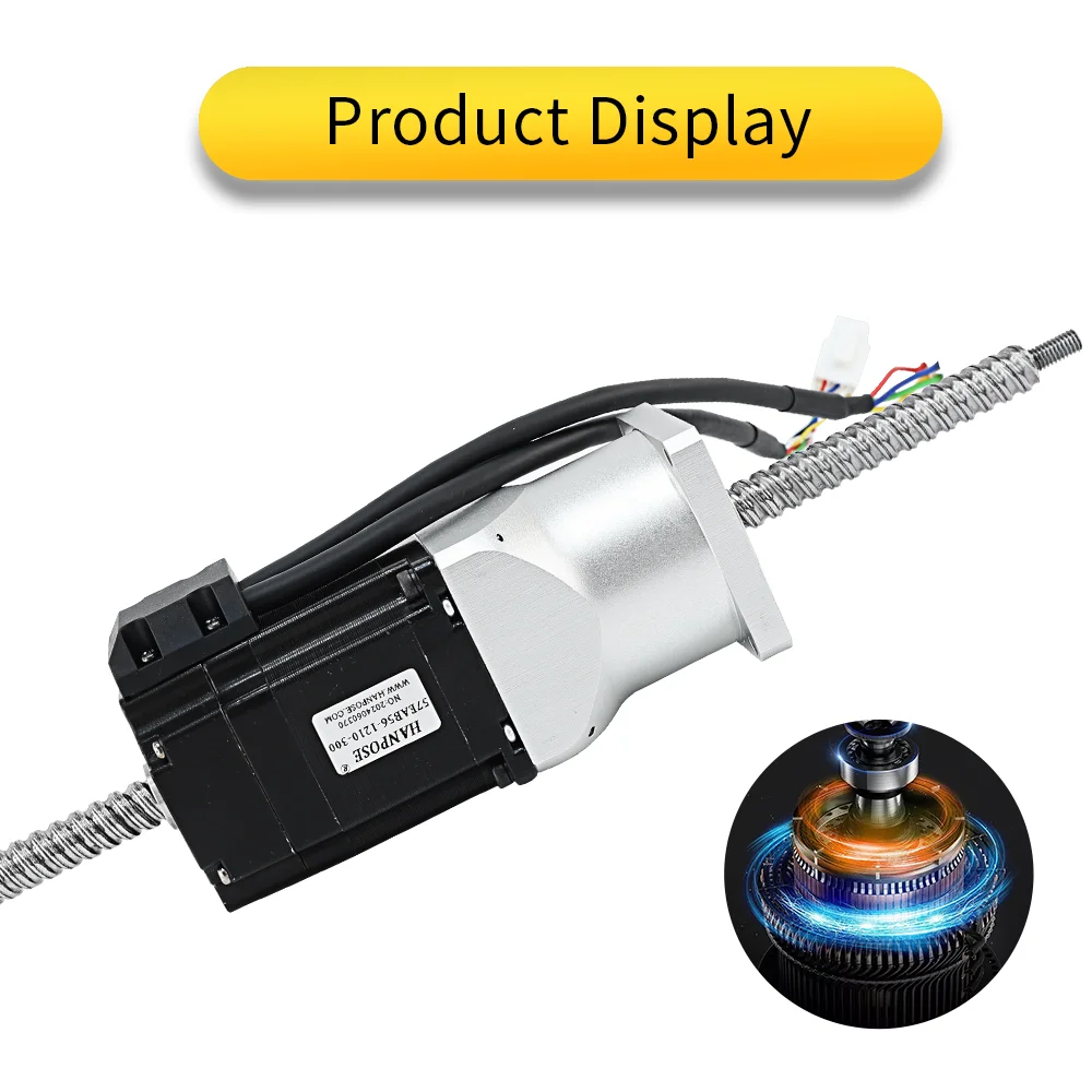 Высокоточный шаговый двигатель с шариковым винтом 57EAB56-1210-300 1 6 В 3 Н. m 4.0A NEMA23