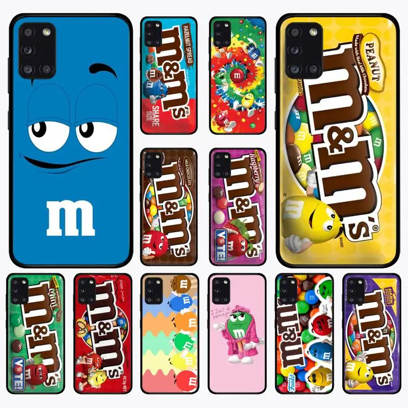 

Chocolate Beans Phone Case for Samsung A51 01 50 71 21S 70 31 40 30 10 20 S E 11 91 A7 A8 2018 cover