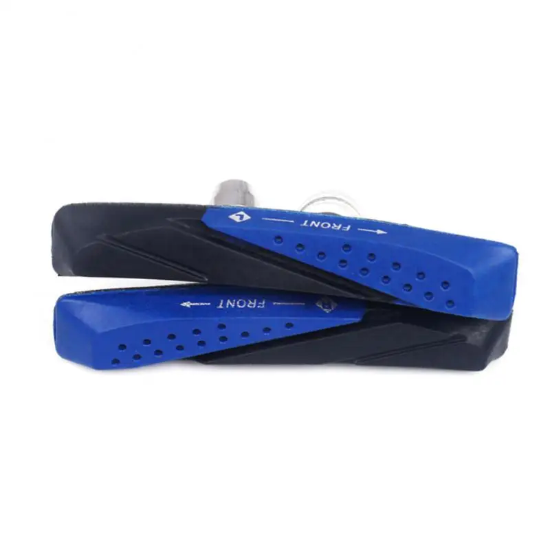 New Durable Bicycle Silent Brake Pads Cycling V Brake Holder Pads Shoes Blocks Rubber Pad For Long-lasting Performance Mtb Parts