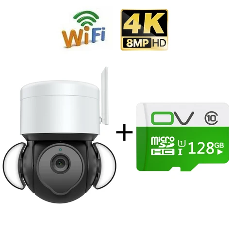 IP-камера видеонаблюдения INQMEGA, 4K, 8 Мп, Wi-Fi