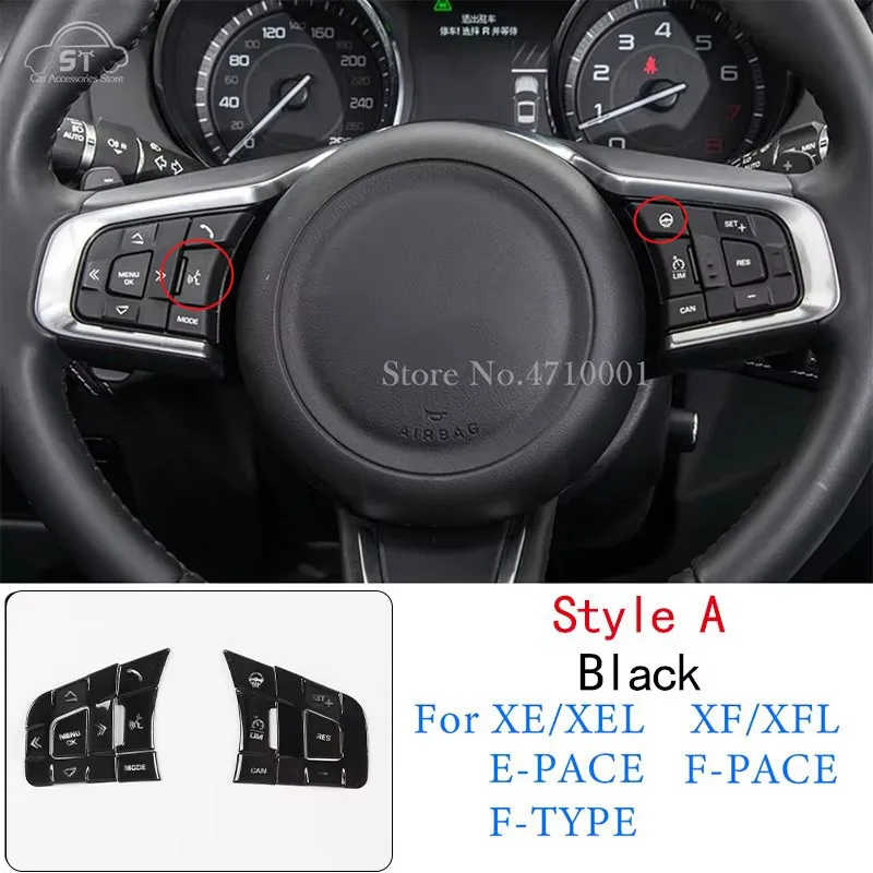 

Алюминиевый сплав, серебро для Jaguar XE XF F-PACE E-PACE F-TYPE, кнопка рулевого колеса автомобиля, декоративная наклейка с блестками, автомобильные аксессуары
