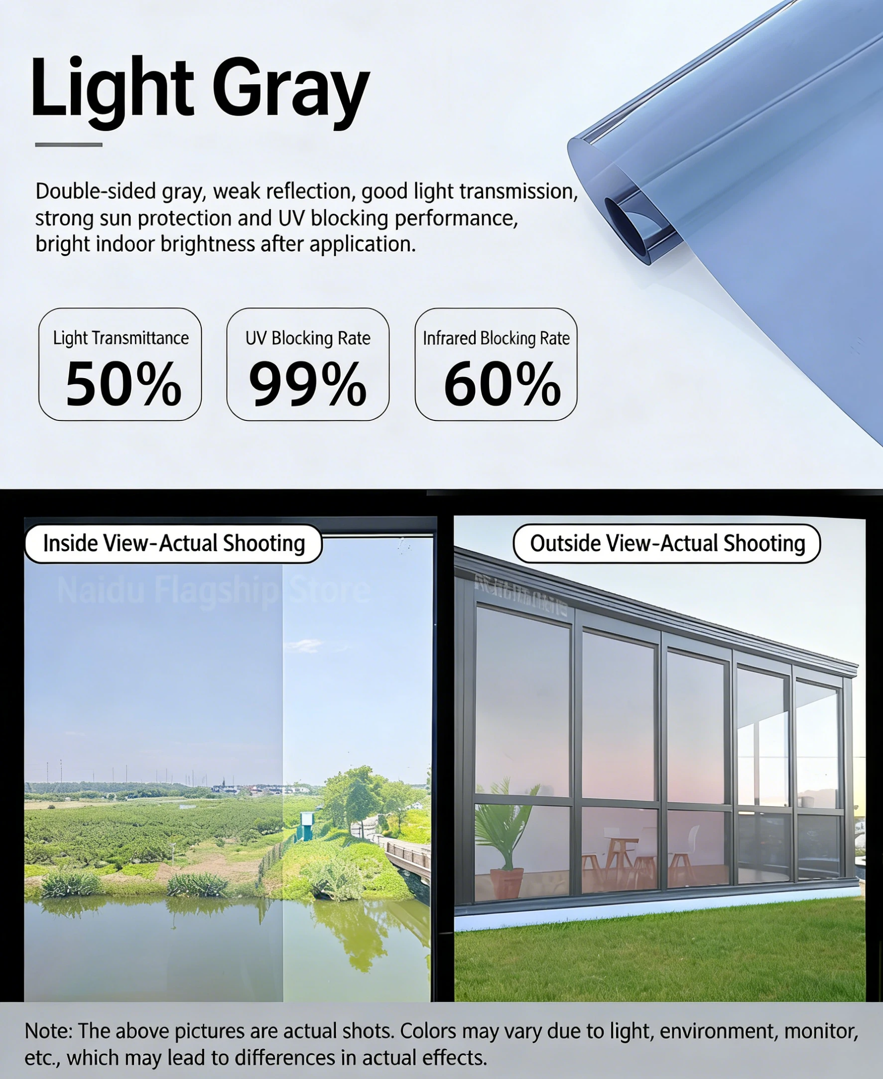 

BUNPIG односторонняя зеркальная пленка для окон