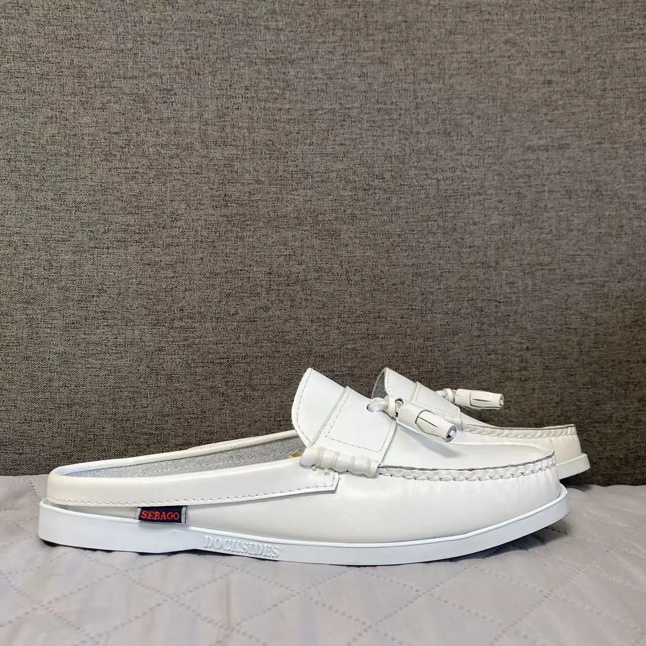 

Мужские Аутентичные туфли seбаго Docksides-кожаные топ-сайдеры класса премиум со шнуровкой Moc Toe AB013