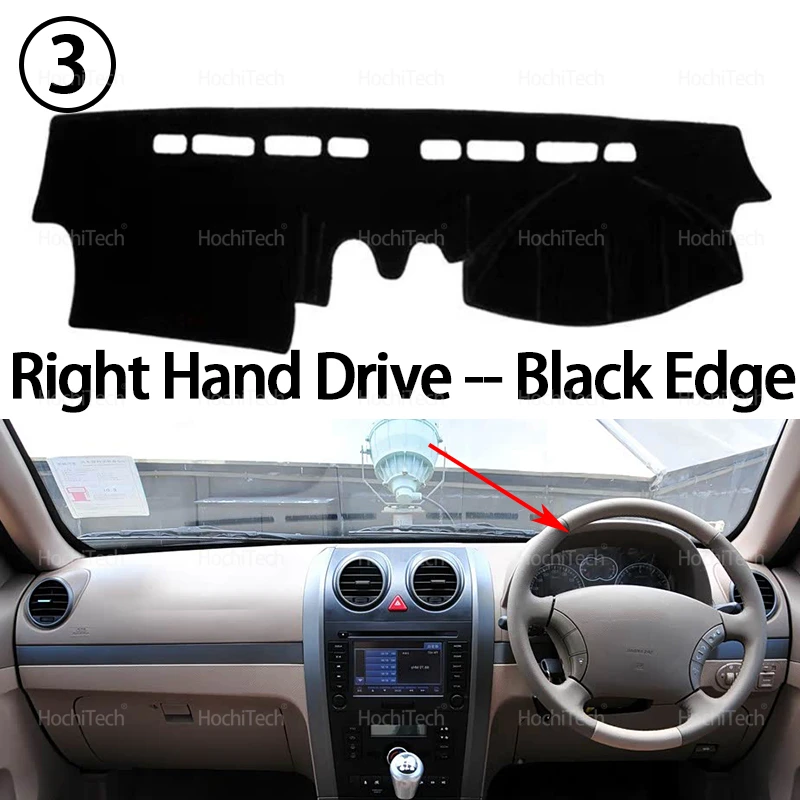 

Чехол на приборную панель, защитный коврик, солнцезащитный коврик для приборной панели, ковер с защитой от УФ-лучей для Great Wall Haval H3 H5 X240 CUV 2010 2011 2012