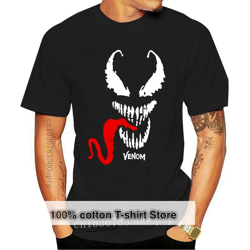 

New fashion Venom T Shirt for Men Comic Originality Cotton Tshirt Anime plus harajuku Movie Tops Tee Homme casual male camiseta