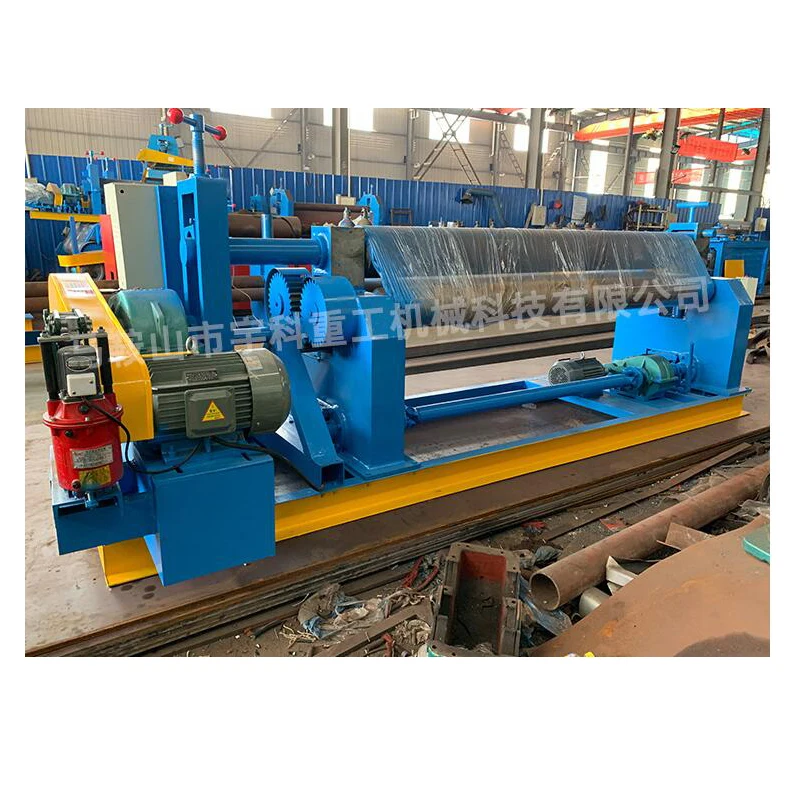 

Three roll plate bending machine Mechanical automatic lifting plate bending machine