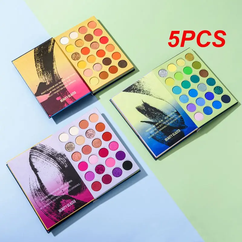 

5PCS 72 Color Makeup Eyeshadow Palette Pigment Glitter Shimmer Make Up Eyeshadow Pallete Set Cosmetics