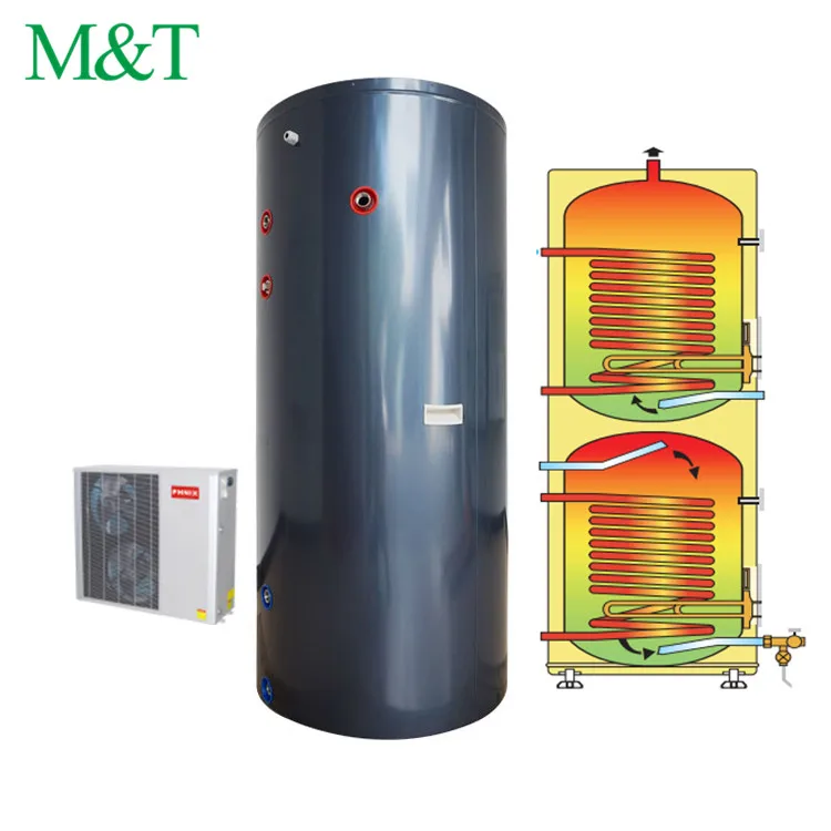 

CE ERP WaterMark certificate 300l solar pump 12v 500w water heater SUS 304/316 heat pump water heater tank