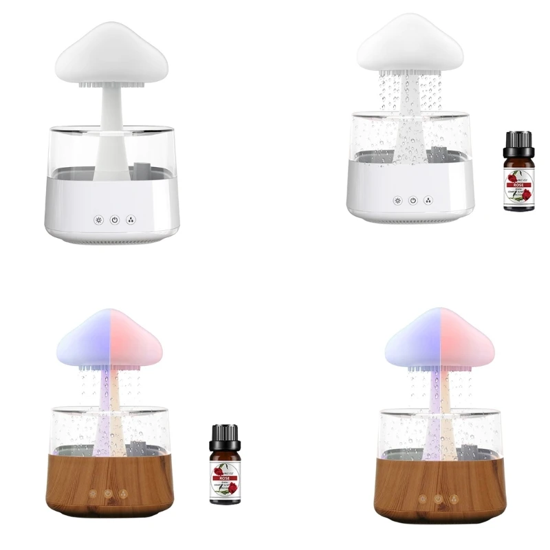 

Увлажнитель воздуха Raincloud, диффузор эфирного масла, увлажнитель воздуха с дождем, таймер, доступные настройки для спальни, новинка, Прямая поставка