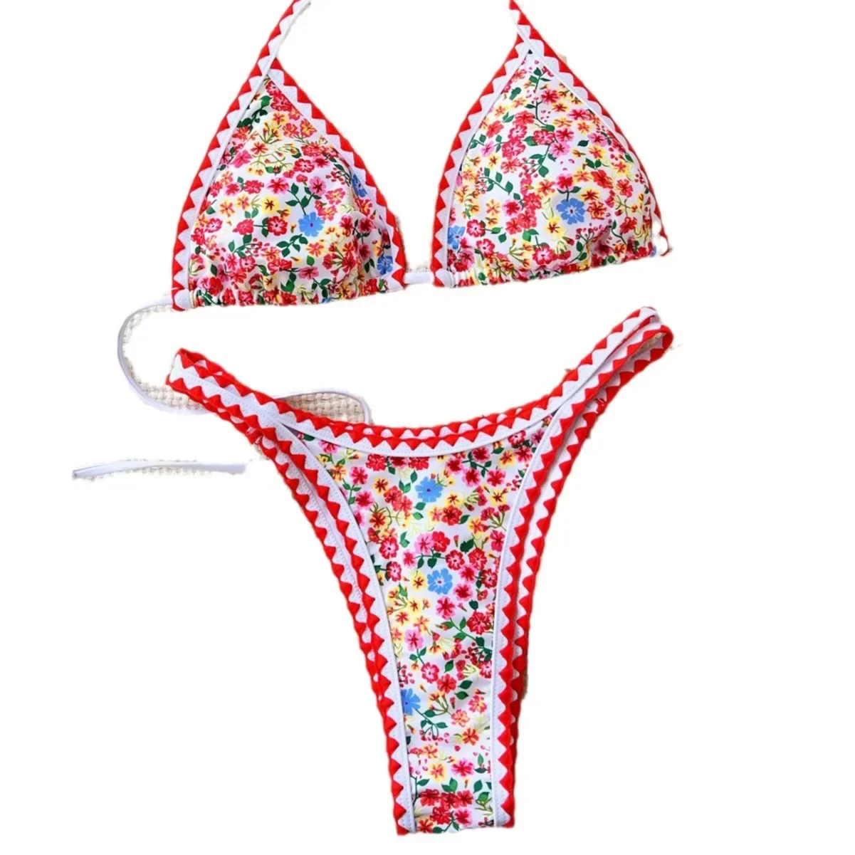 Новые комплекты бикини женские сексуальные треугольные сумки купальник с