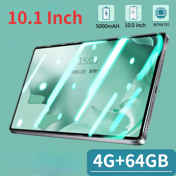 2023 WiFi Tablet PC 10.1 Inch Ten Core 4G+64GB Android 9.0 tablet Dual SIM Dual Camera Tablet GPS Phone Pad tablet