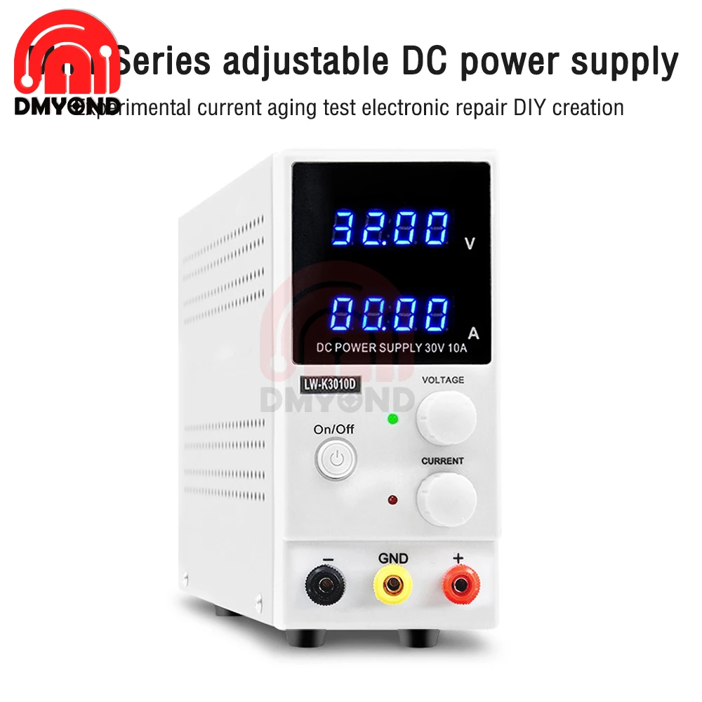 

LW-K3010D 4LED Adjustable DC Power Supply 30V 10A Laboratory Variable Switch Bench Power Supply Stabilized Power Source