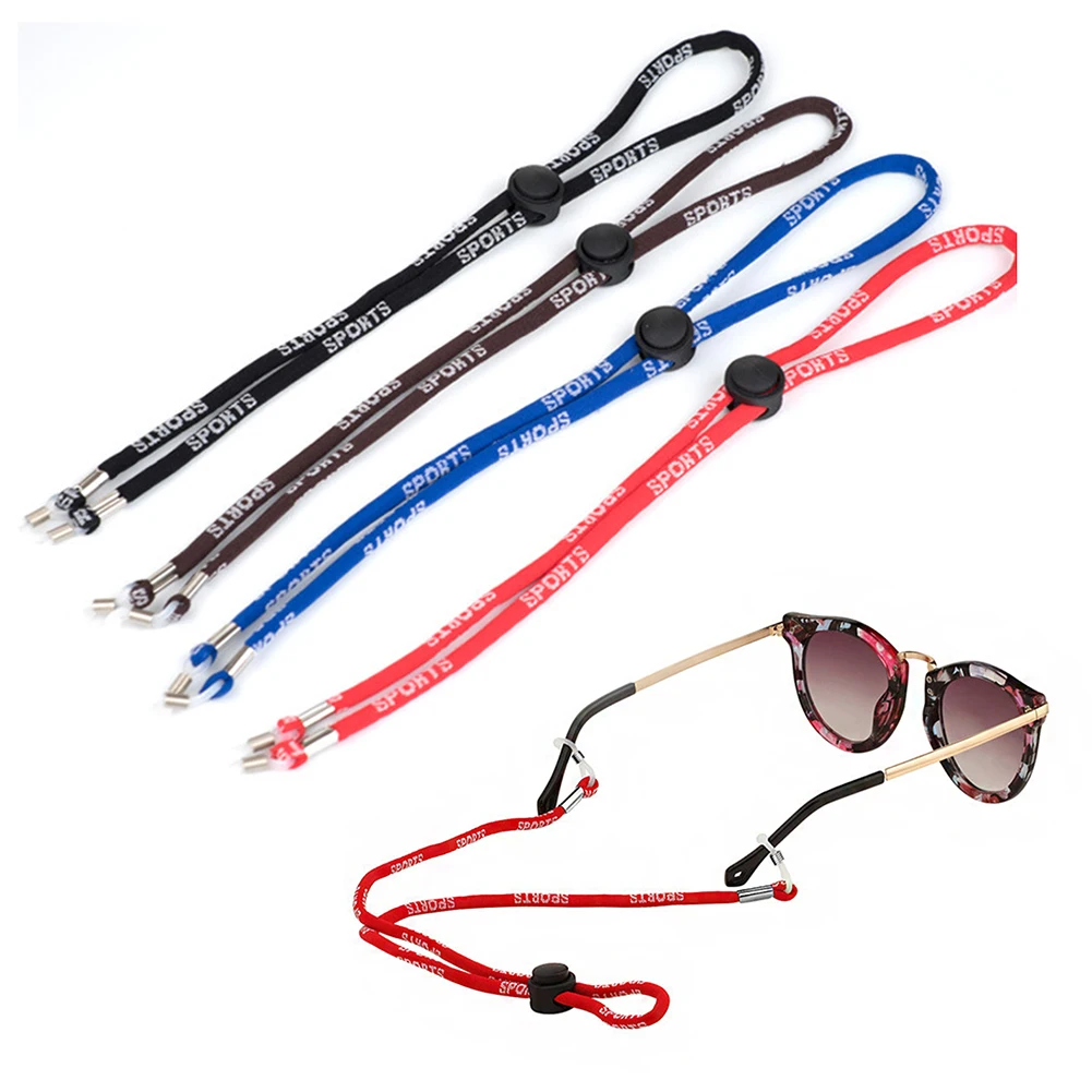 

Adjustable Sport Eyeglass Chain Sunglasses Cord Lanyard Eyeglass Holder Rope 60cm Cord Myopia Elastic Glasses Neck String Strap