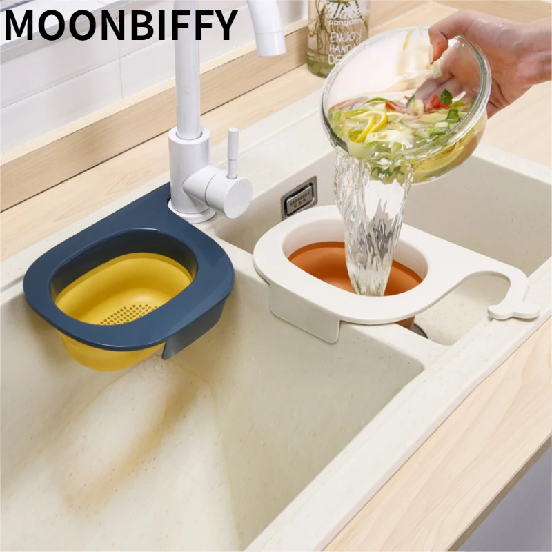 

В форме Кита сливная корзина для раковины, треугольная пластиковая стойка для водяного фильтра, устройство для мытья овощей, кухонный гадже...