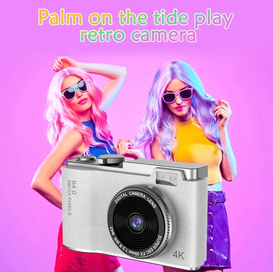 Digital Camera LCD Rechargeable HD CCD Video Outdoor Anti-Shake Support Sd Card Camcorder Photography
