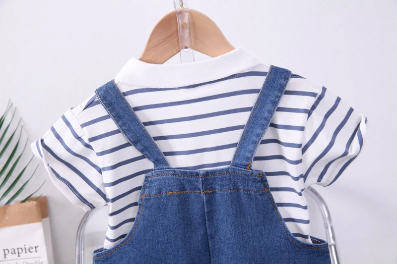 Футболка для мальчиков ковбойская короткая весенне-летняя детская одежда 2024