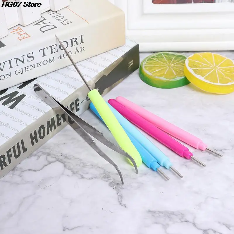 Набор бумажных инструментов для самостоятельной сборки 6 шт. пинцет бумаги иглы