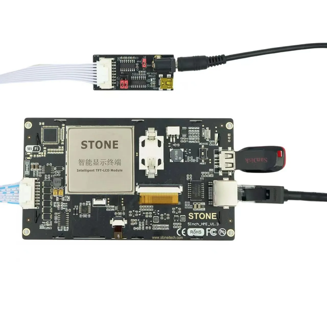 Stone 5 TFT Screen GUI project by STONE designer GUI editor with | Car ...
