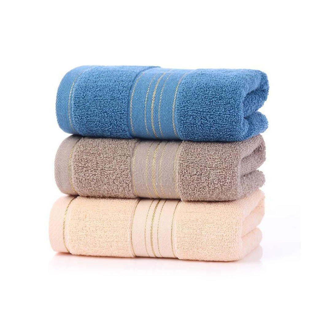 

3 Pieces Set Cotton Towel Replacement Washable Skin-friendly Rectangular Hotel Bathing Face Washing Towels Washcloth