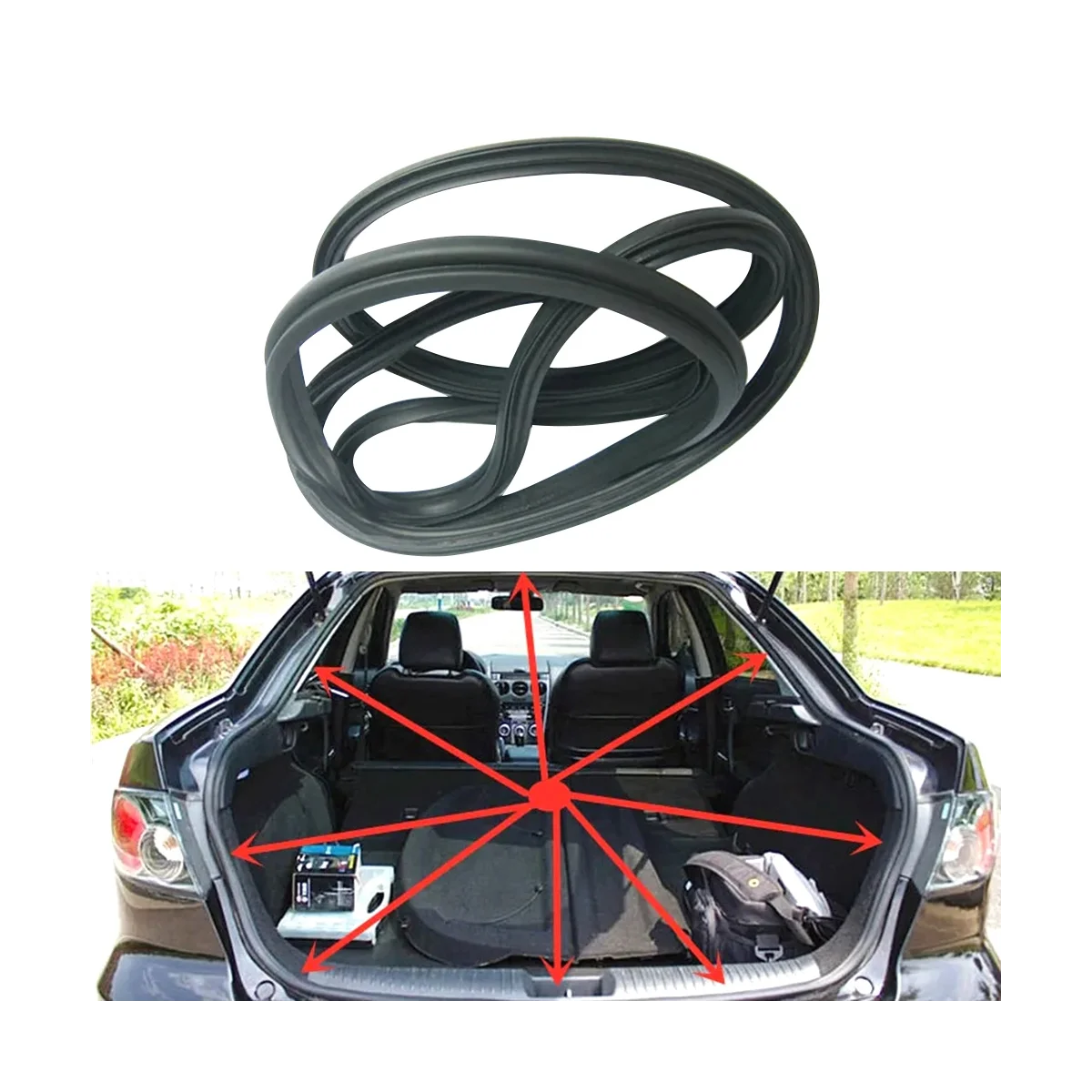 Фонарь заднего хода автомобиля водонепроницаемая резиновая прокладка для Mazda 6 GG