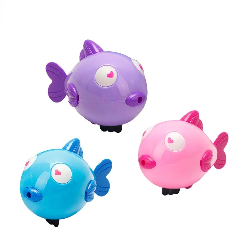 1Pc Kiss Fish Baby Shower Baby Wind Up Zwemmen Spelen Speelgoed Zwembad Accessoires Baby Spelen In Water Willekeurige Kleur