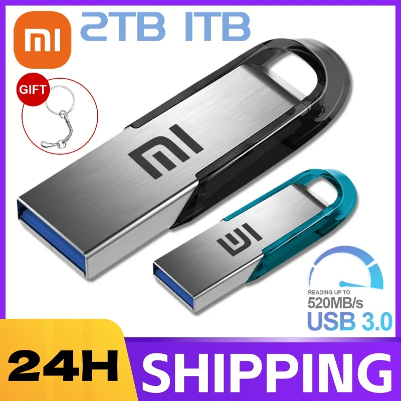 Xiaomi 1TB 3.0 USB-накопитель Металлический высокоскоростной флэш-накопитель 2 ТБ 512 ГБ