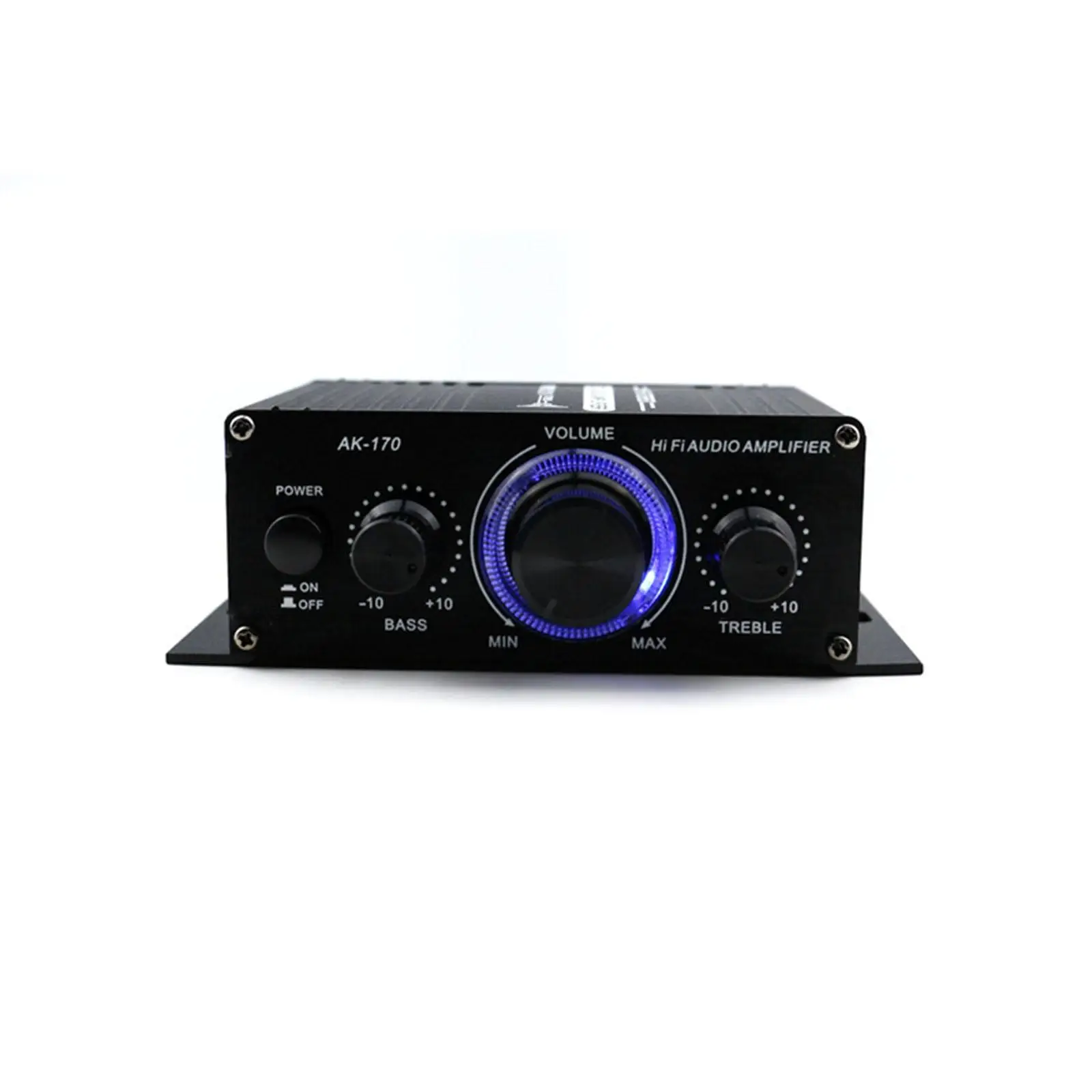 Mini Audio Power Amplifier DC 12V Channel Integrated Amp for Home System