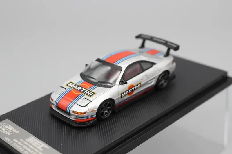 Microturbo 1:64 MR2 SW20 Коллекция Martini Металлическая литая имитация модели автомобилей