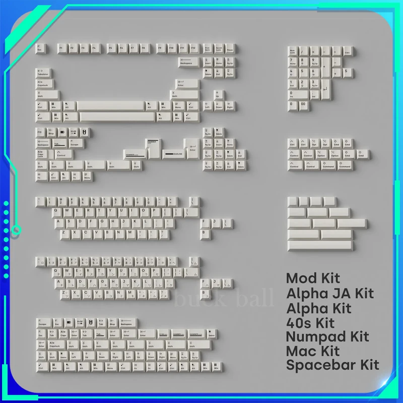 Оригинальные колпачки механической клавиатуры с изображением вишни x HAMMER HMC