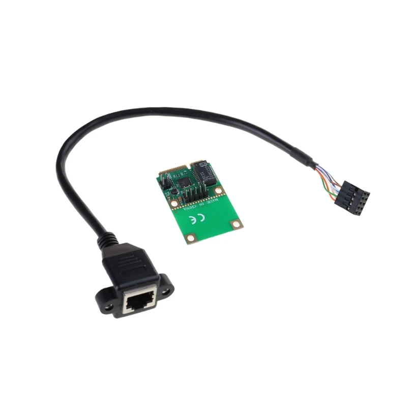 Мини-сетевая карта Pci-e 10/100/1000 Мбит/с Gigabit Ethernet RJ45