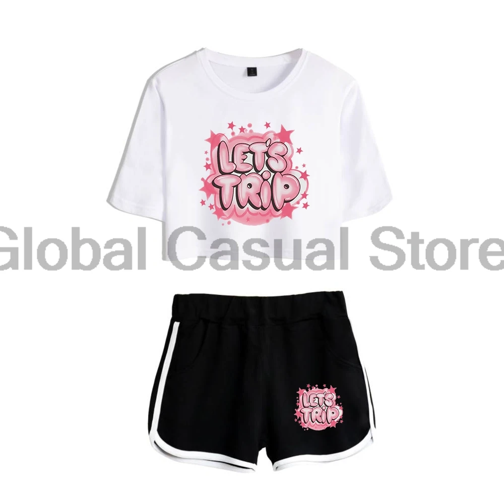 Новинка 2024 от Sturniolo тройной Аэрограф Let's Trip с логотипом Fresh Love Merch комплект из