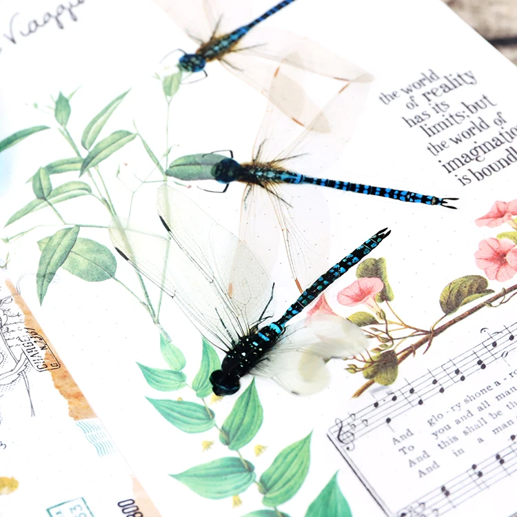 Dimi 30 шт./пакет животные бабочки птицы стрекоза милые искусственное украшение |