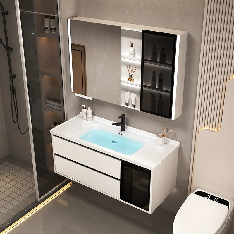 Полка для хранения колонна шкаф ванной комнаты напольные раковины шкафчик